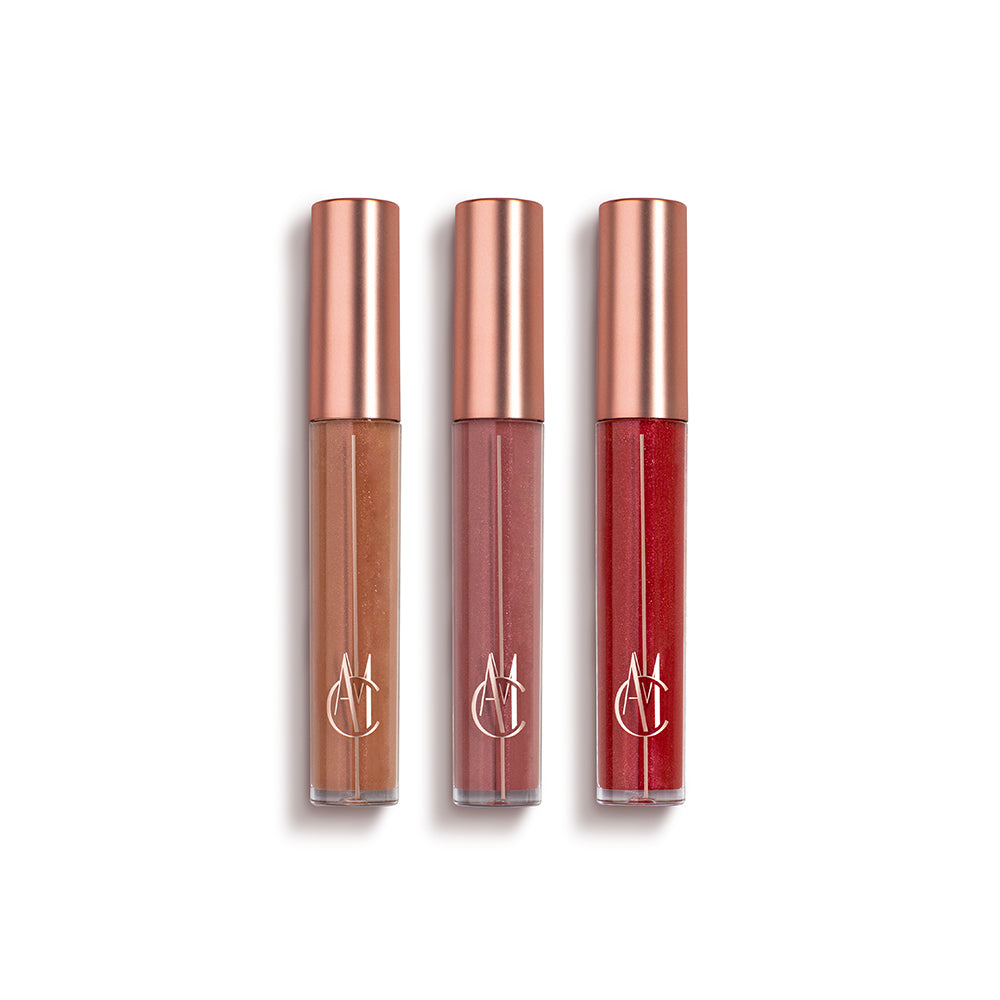 
                  
                    Nude, Pink, & Red 3 Shade Lip Gloss Bundle
                  
                